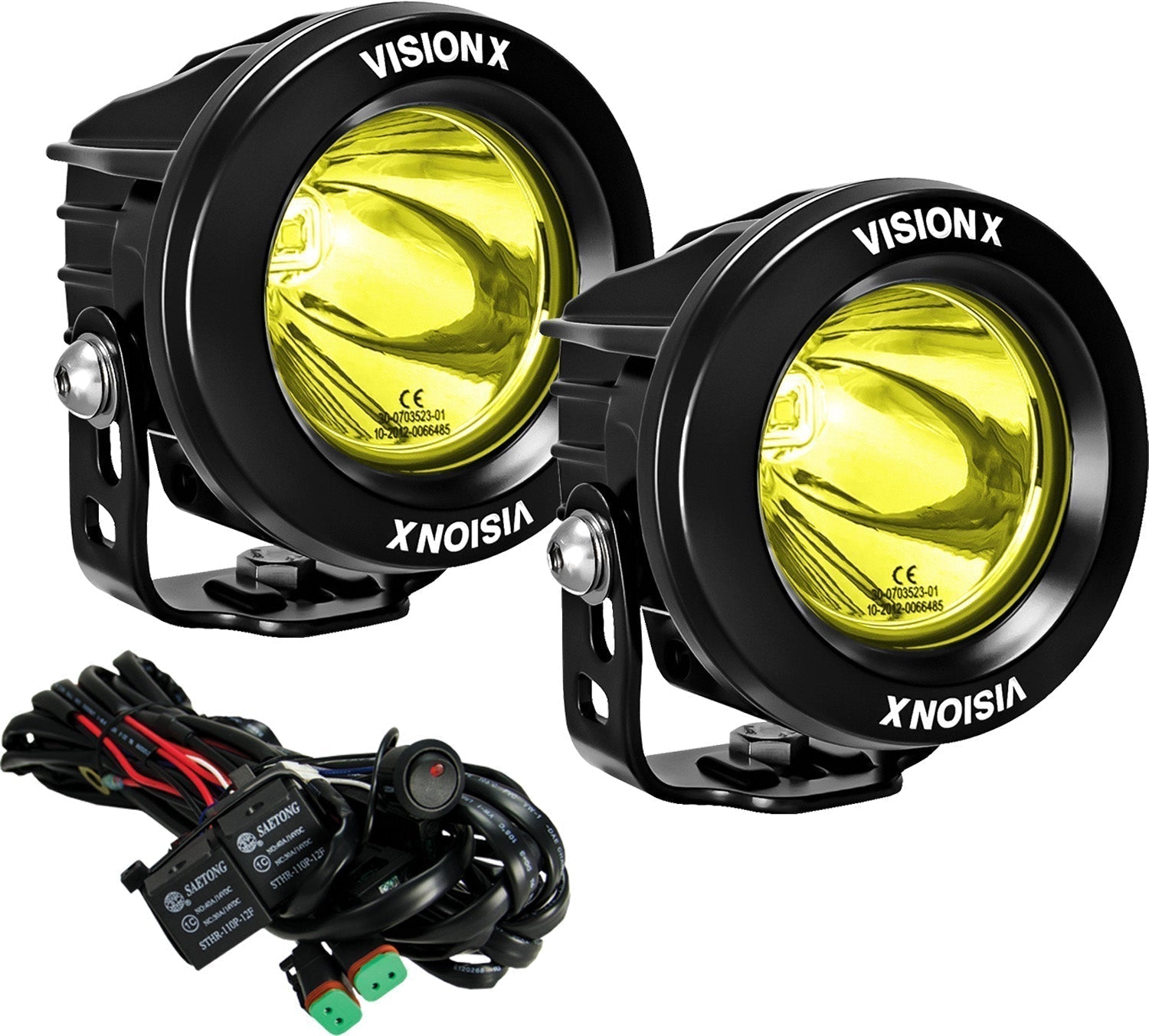 Photo of 3.7" CG2 Single LED Light Cannon Kit by Vision X Off-Road - Premium LED Driving Light for UTVs / Side by Sides