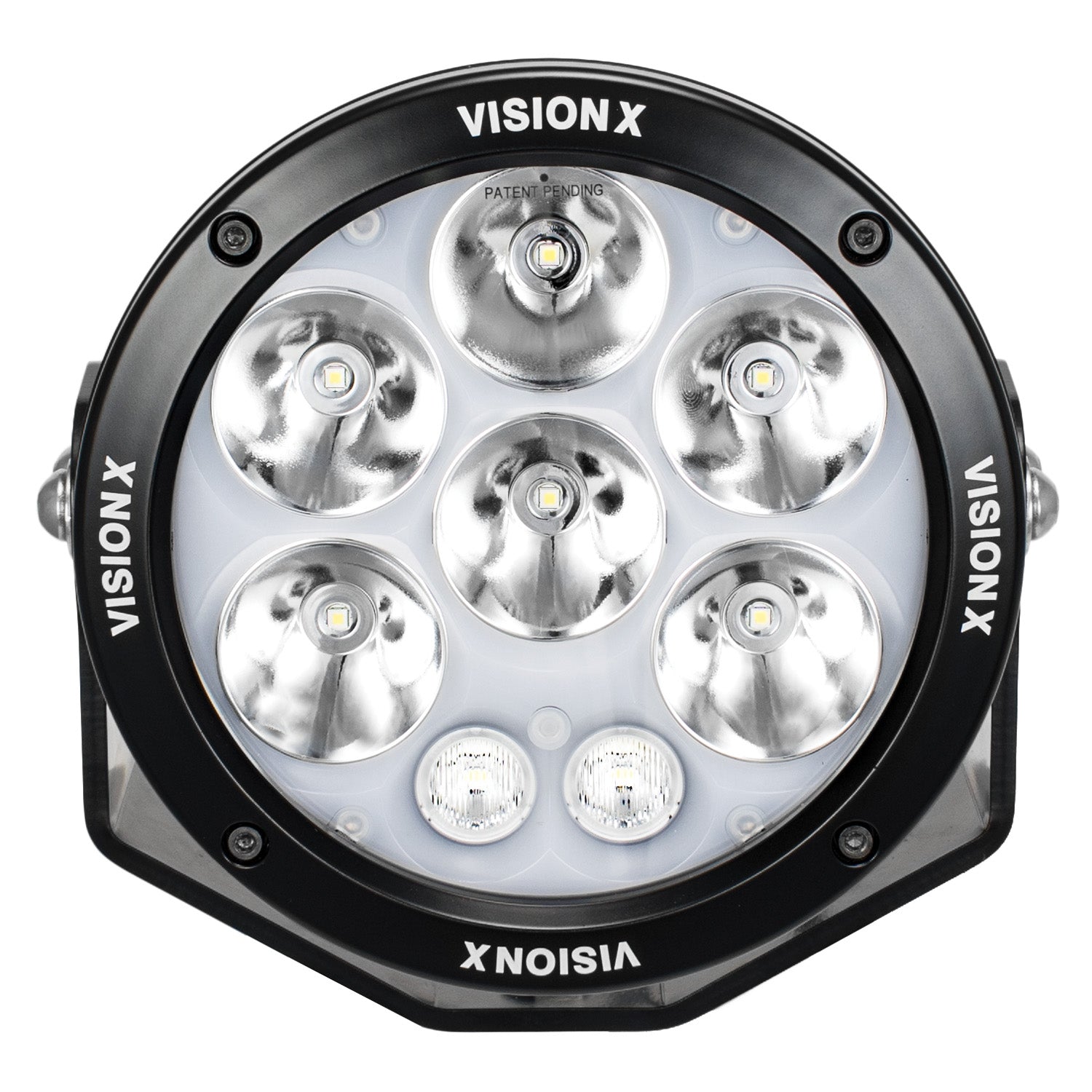 Photo of 6.7" ADV Light Cannon Kit With Amber Halo by Vision X Off-Road - Premium LED Driving Light for UTVs / Side by Sides