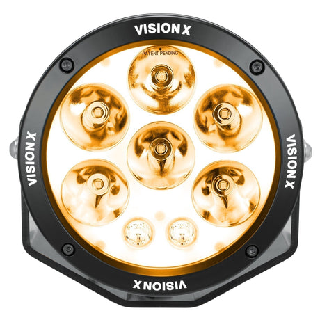Photo of 6.7" ADV Light Cannon Kit With Amber Halo by Vision X Off-Road - Premium Light Pods for UTVs / Side by Sides