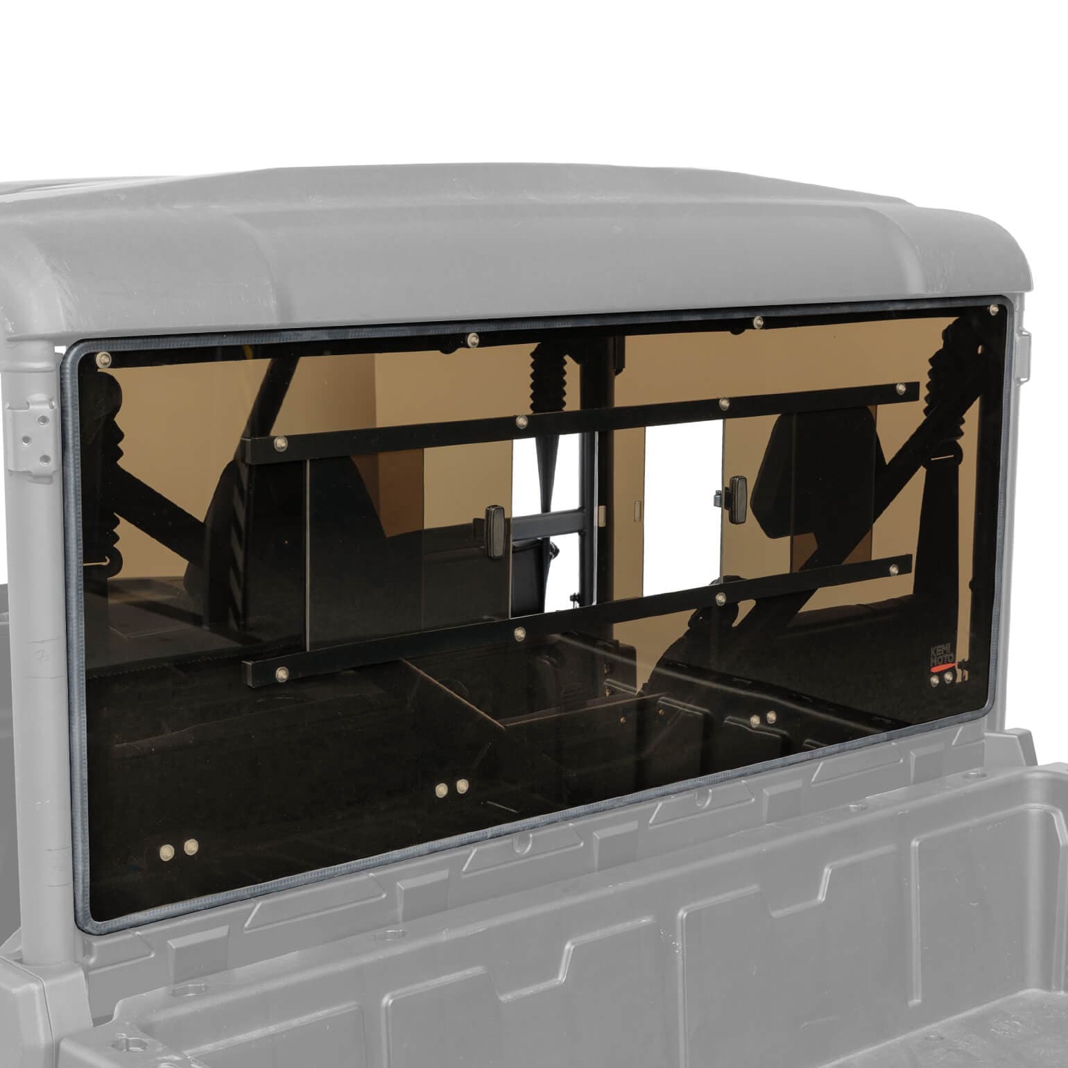 Photo of Vented Rear Tinted Windshield for CFMOTO UFORCE 1000 2019+ by Kemimoto - Premium for UTVs / Side by Sides