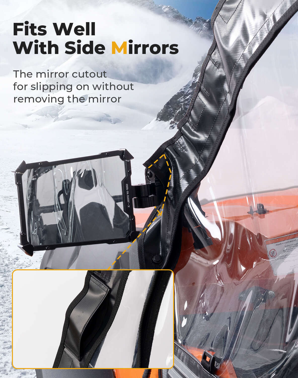 Photo of Soft Cab Enclosures for CFMOTO ZFORCE 500 | 800 | 1000 by Kemimoto - Premium for UTVs / Side by Sides