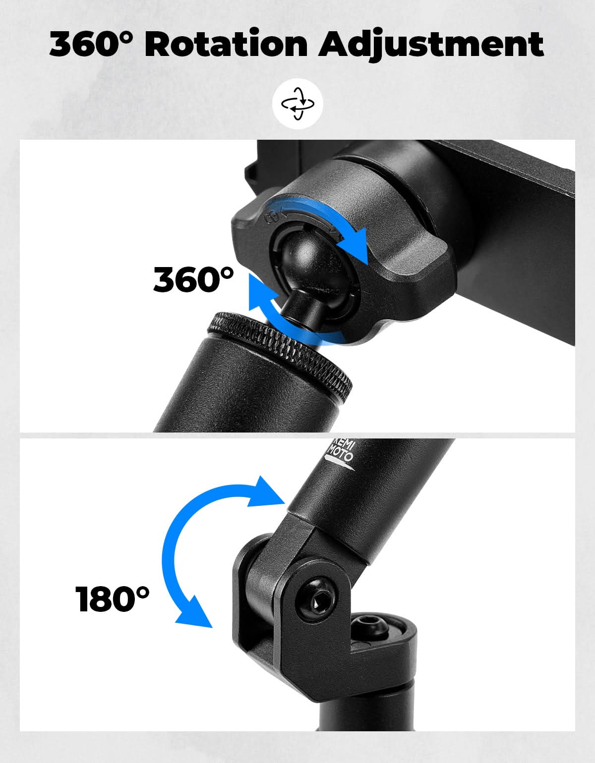 Photo of Kemimoto Custom-Built UTV Phone Mount for Mirror X1/X1PRO by Kemimoto - Premium for UTVs / Side by Sides