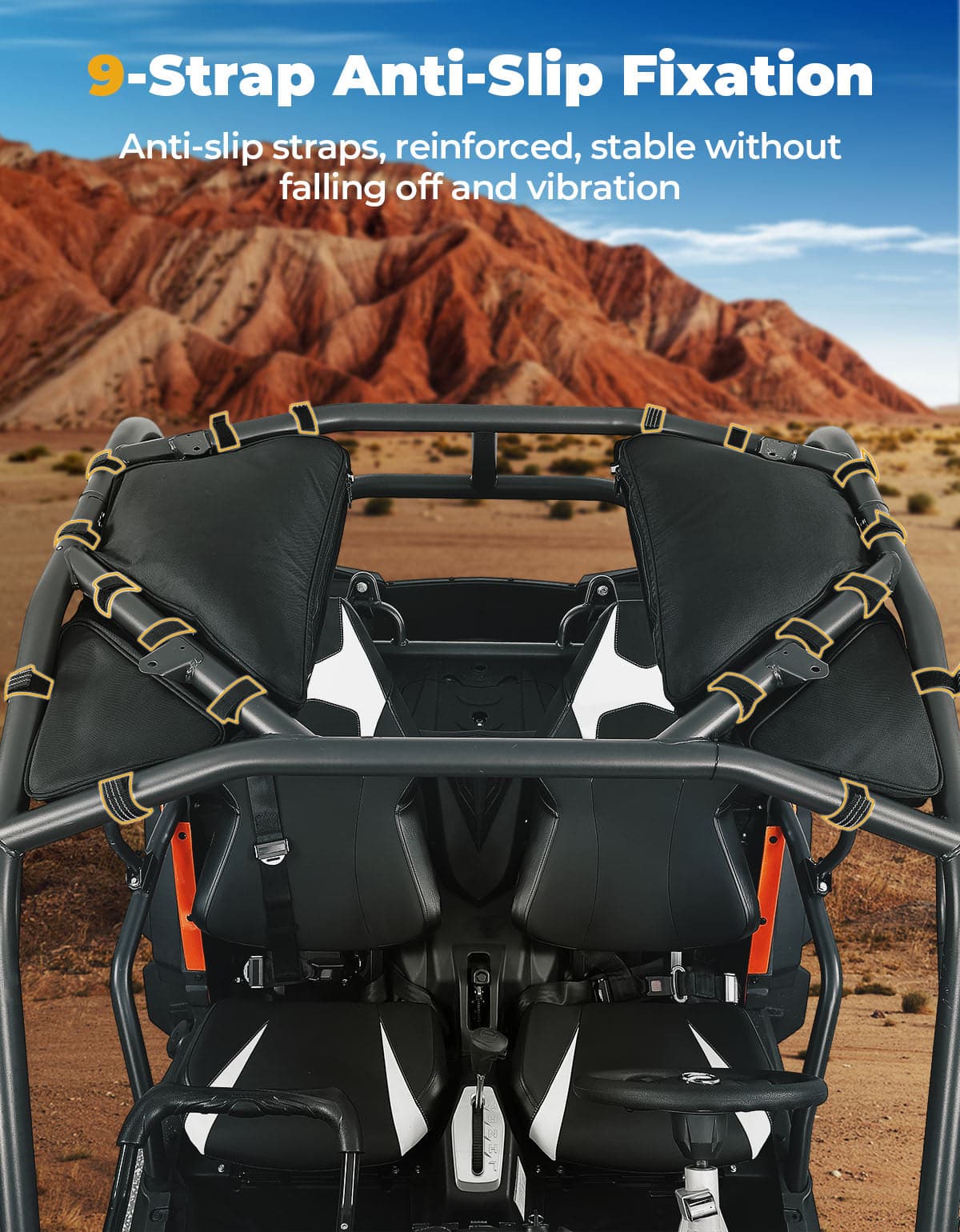 Photo of Roof Bag 1680D Waterproof for CFMOTO ZForce 500 | 800 | 1000 by Kemimoto - Premium for UTVs / Side by Sides