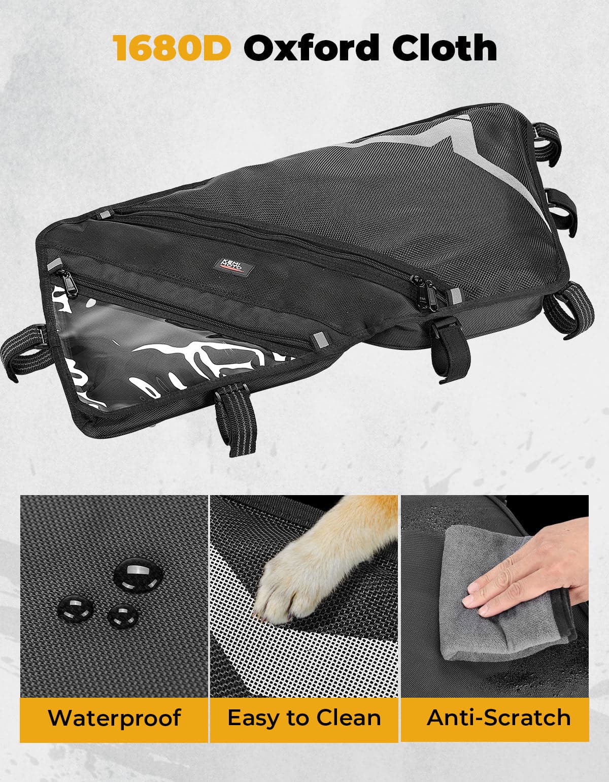 Photo of Roof Bag 1680D Waterproof for CFMOTO ZForce 500 | 800 | 1000 by Kemimoto - Premium for UTVs / Side by Sides