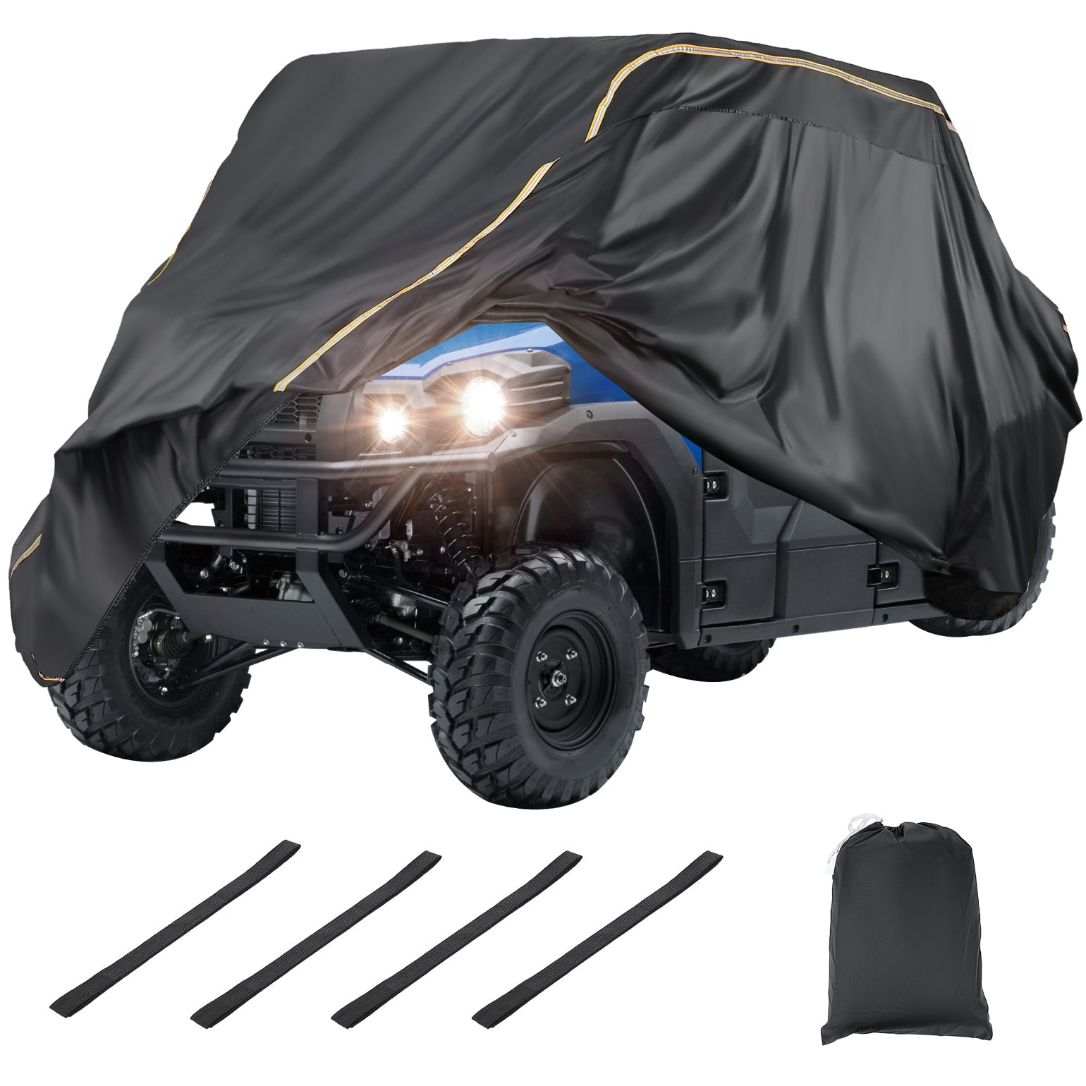 Photo of 4-Seater UTV Cover Waterproof for Ranger Crew 570 / Mule PRO-FXT PRO-DXT by Kemimoto - Premium for UTVs / Side by Sides