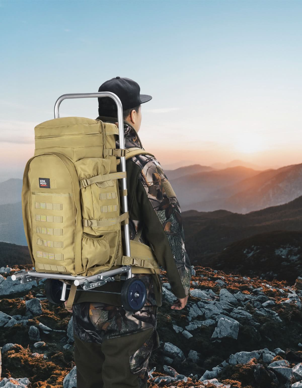 Photo of Large Capacity Travel Bag 70L for Hiking and Hunting by Kemimoto - Premium for UTVs / Side by Sides