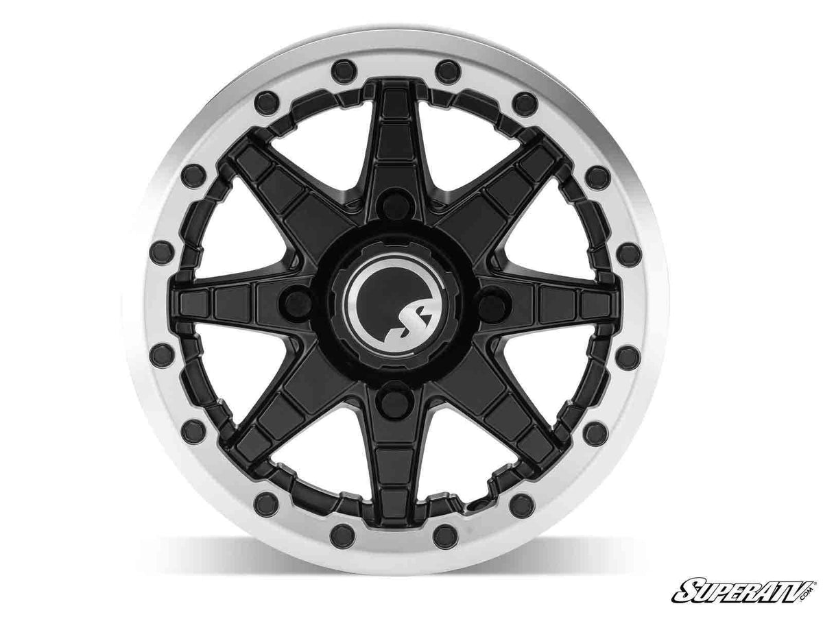Intimidator Tires 26.5x10x14 on 14in. Healy Lock Series Wheels 4/156 Pattern