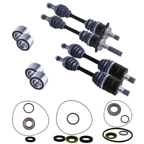Can-Am Outlander Renegade Front & Rear CV Axles Wheel Bearings Differential Seals Bundle - product view 1