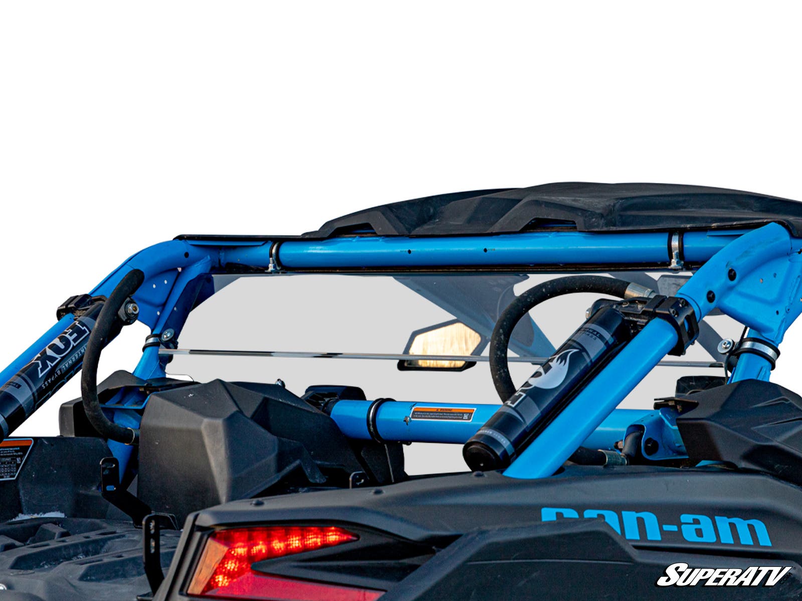Photo of SuperATV Can-Am Maverick X3 Rear Windshield by SuperATV - Premium Windshields for UTVs / Side by Sides