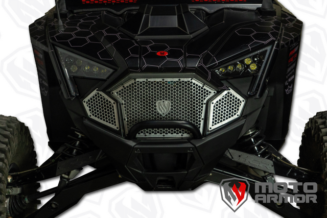 Photo of MA TURBO R/PRO R COMPLETE FRONT GRILL SET by Moto Armor - Premium for UTVs / Side by Sides