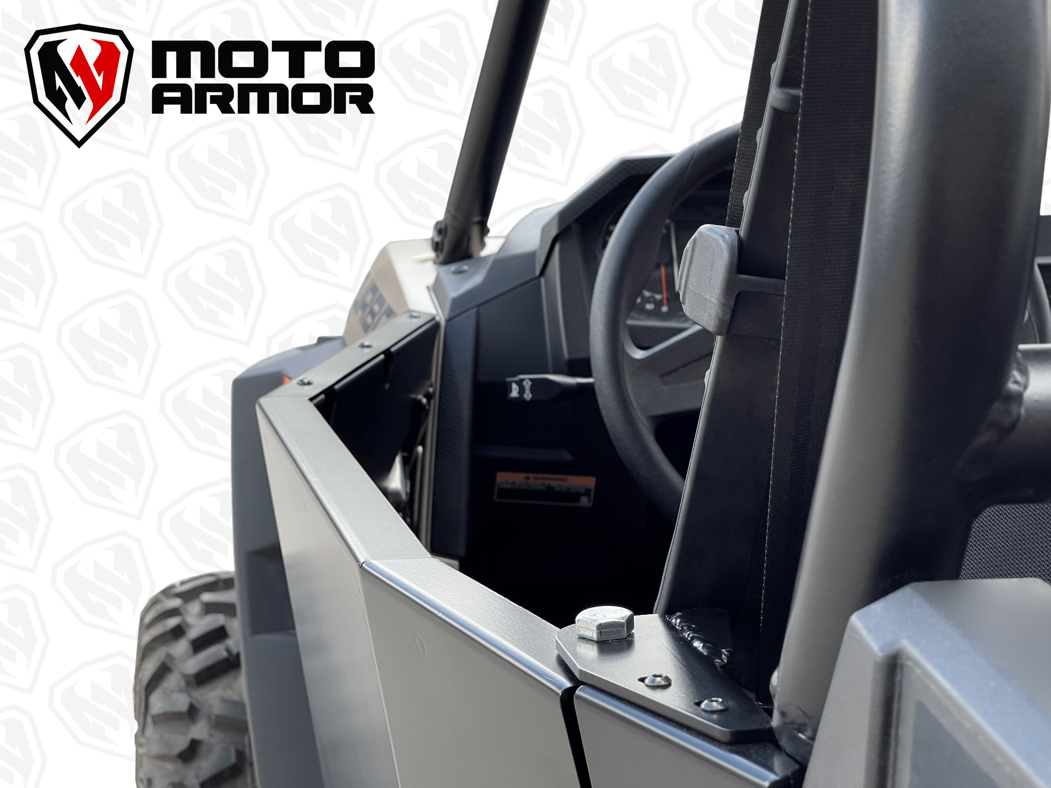 Photo of Polaris RZR XP 1000, XP Turbo, & Turbo S 2-Seat Aluminum Doors (2014+) by Moto Armor - Premium Doors for UTVs / Side by Sides