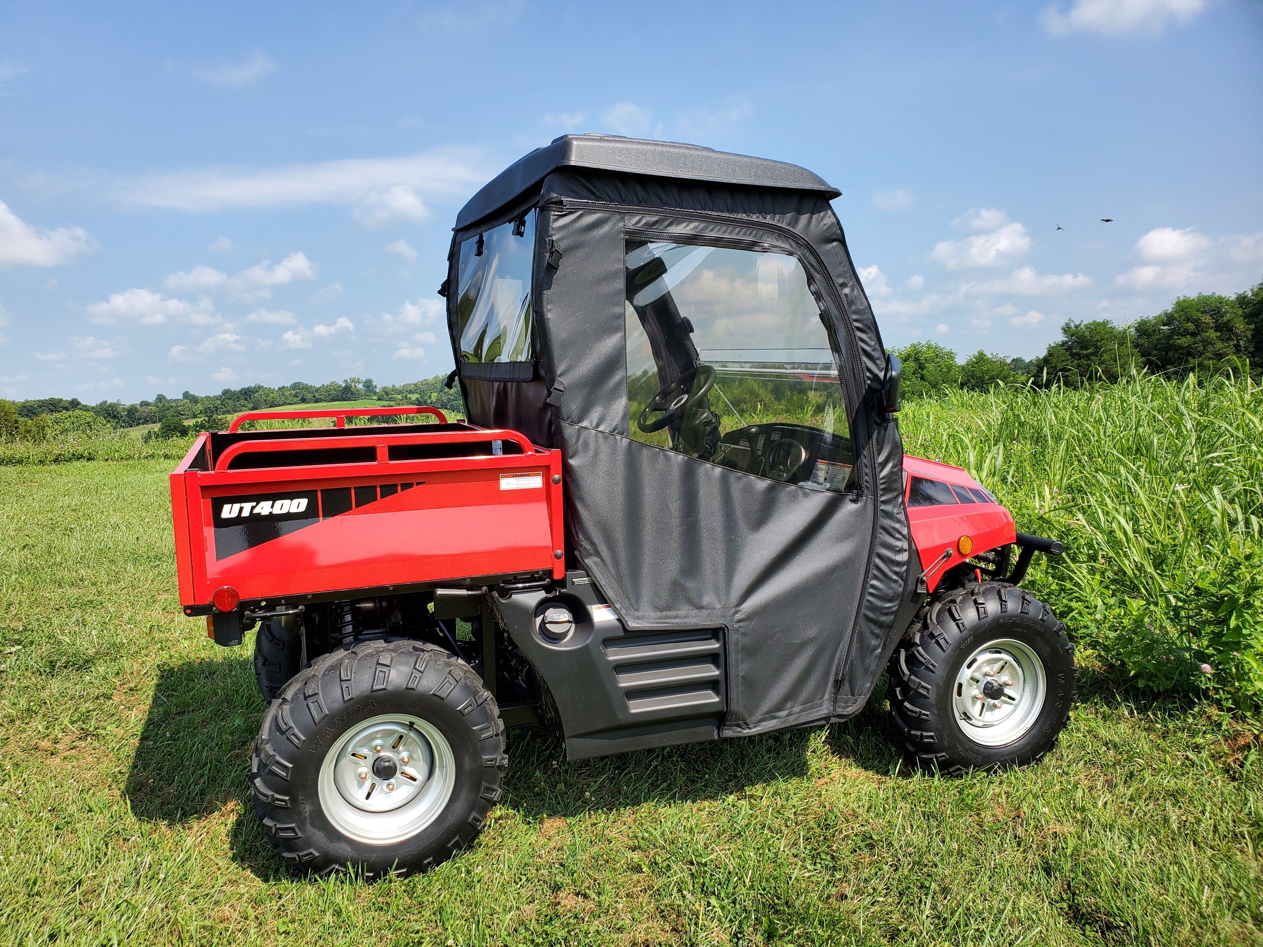Photo of Coleman UT400/HiSun HS 400 - Full Cab Enclosure for Hard Windshield by 3 Star UTV - Premium Enclosures for UTVs / Side by Sides