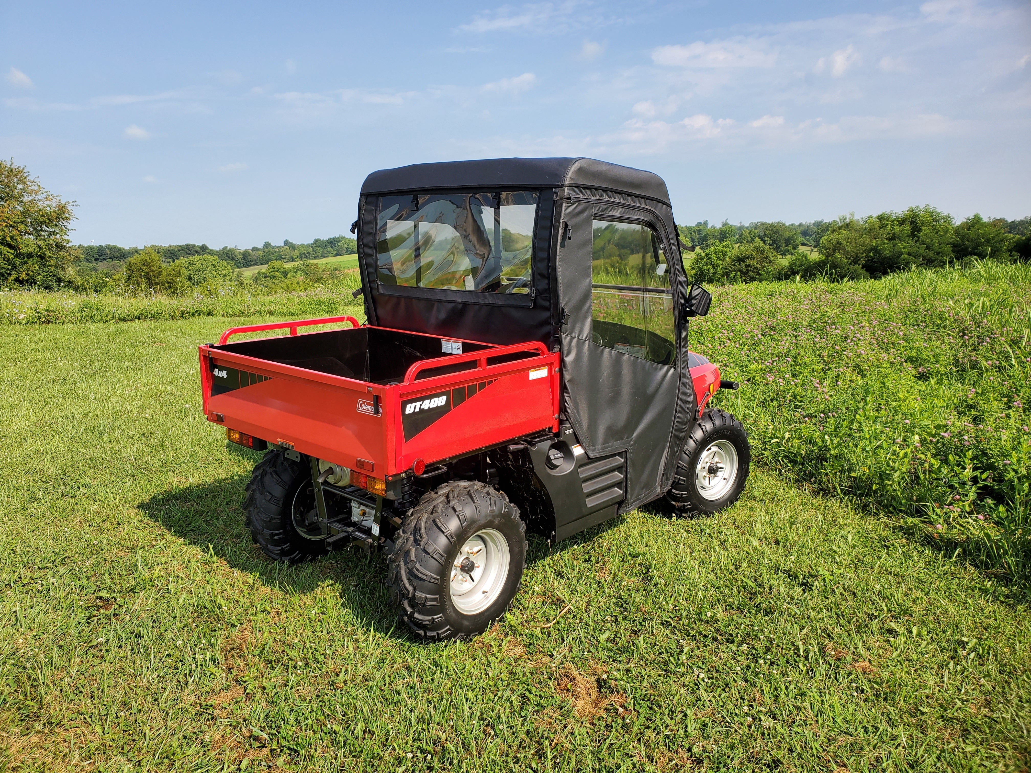 Photo of Coleman UT400/HiSun HS 400 - Full Cab Enclosure for Hard Windshield by 3 Star UTV - Premium Enclosures for UTVs / Side by Sides
