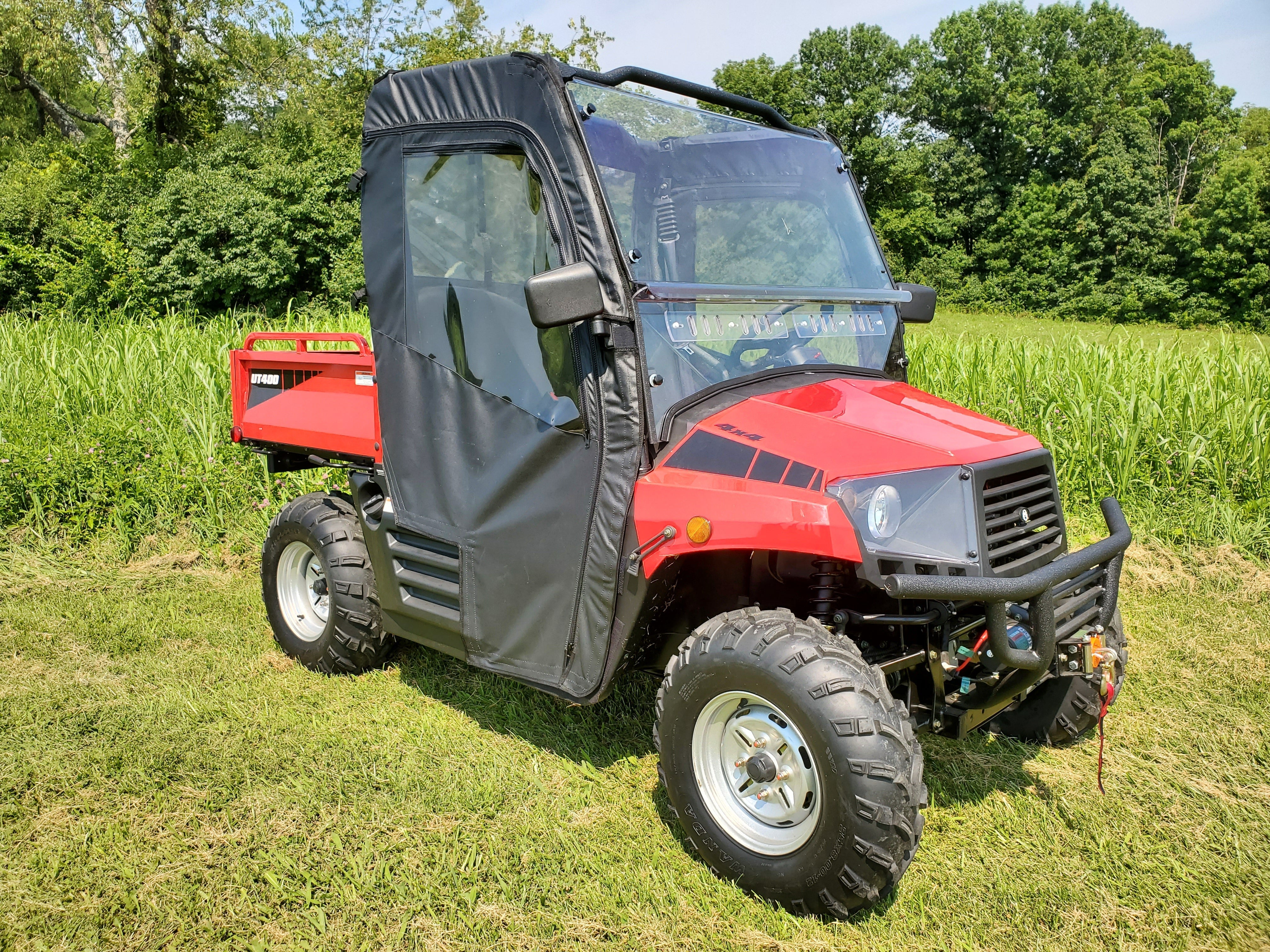 Photo of Coleman UT400/HiSun HS 400 - Soft Doors by 3 Star UTV - Premium Enclosures for UTVs / Side by Sides