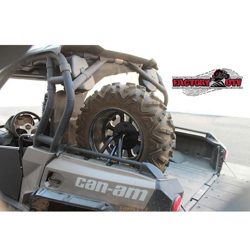 Photo of Can-Am Commander Bed Mount Spare Tire Mount by Factory UTV - Premium Spare Tire Mounts for UTVs / Side by Sides
