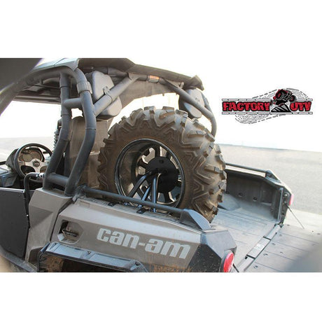 Photo of Can-Am Commander Bed Mount Spare Tire Mount by Factory UTV - Premium Spare Tire Mounts for UTVs / Side by Sides