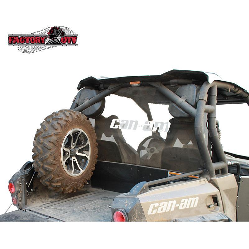 Photo of Can-Am Commander Bed Mount Spare Tire Mount by Factory UTV - Premium Spare Tire Mounts for UTVs / Side by Sides