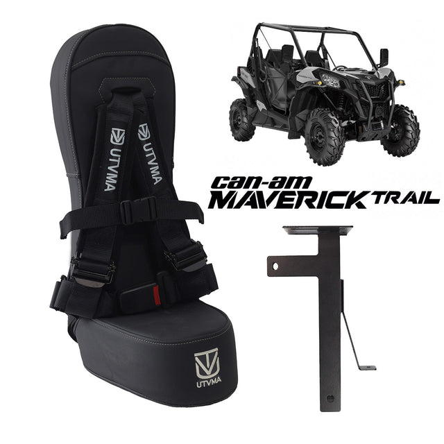 Photo of Maverick Trail Bump Seat (2018-2025) by UTV Mountain Accessories - Premium Bump Seat for UTVs / Side by Sides