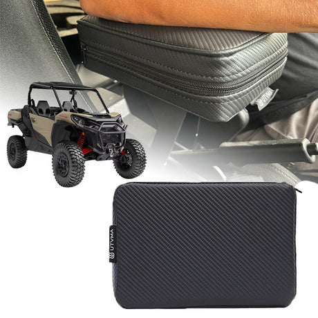 Photo of UTVMA Commander Armrest with Bracket (2021-2025) by UTV Mountain Accessories - Premium Arm Rest for UTVs / Side by Sides