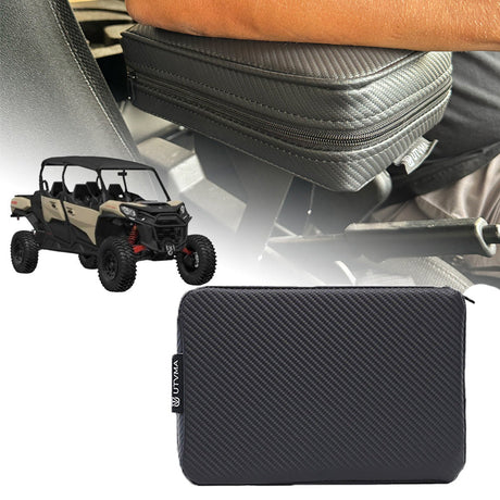 Photo of UTVMA Commander MAX Front or Rear Armrest with Bracket (2021-2024) by UTV Mountain Accessories - Premium Arm Rest for UTVs / Side by Sides