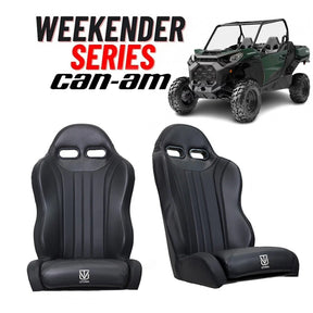 Photo of "Weekender" Series Pair of Front Suspension Bucket Seats Commander (2021-2025) by UTV Mountain Accessories - Premium Seats & Seat Accessories for UTVs / Side by Sides