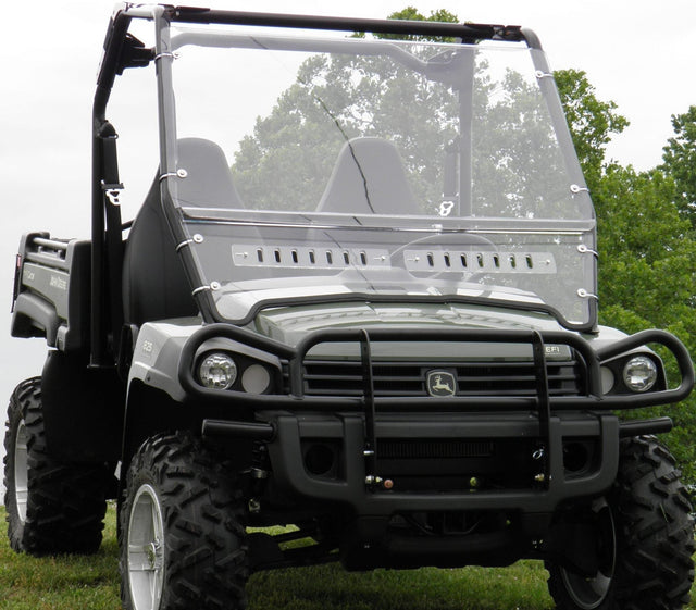 Photo of John Deere Gator XUV 4-Seater - 2 Pc Scratch-Resistant Windshield by 3 Star UTV - Premium Windshields for UTVs / Side by Sides