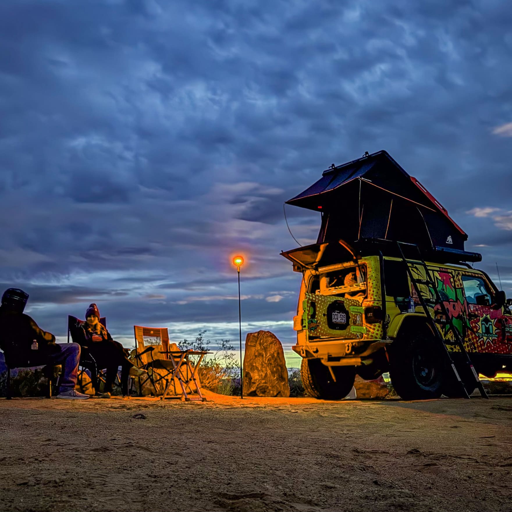 Photo of FLi-PRO 8' Telescoping Light with Removeable Flashlight & Wireless Remote by STKR Concepts - Premium Telescoping Light for UTVs / Side by Sides