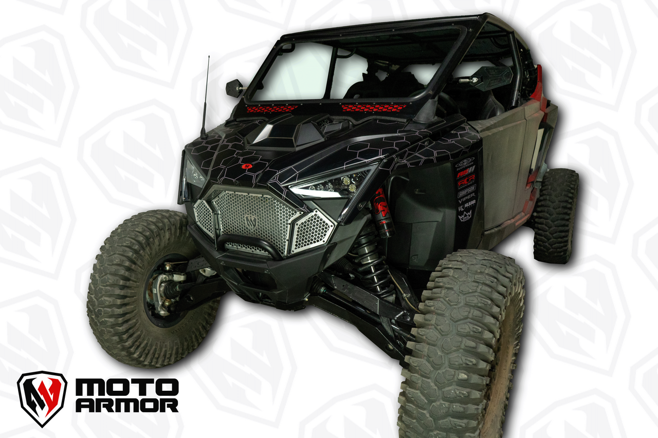 Photo of MA TURBO R/PRO R COMPLETE FRONT GRILL SET by Moto Armor - Premium for UTVs / Side by Sides
