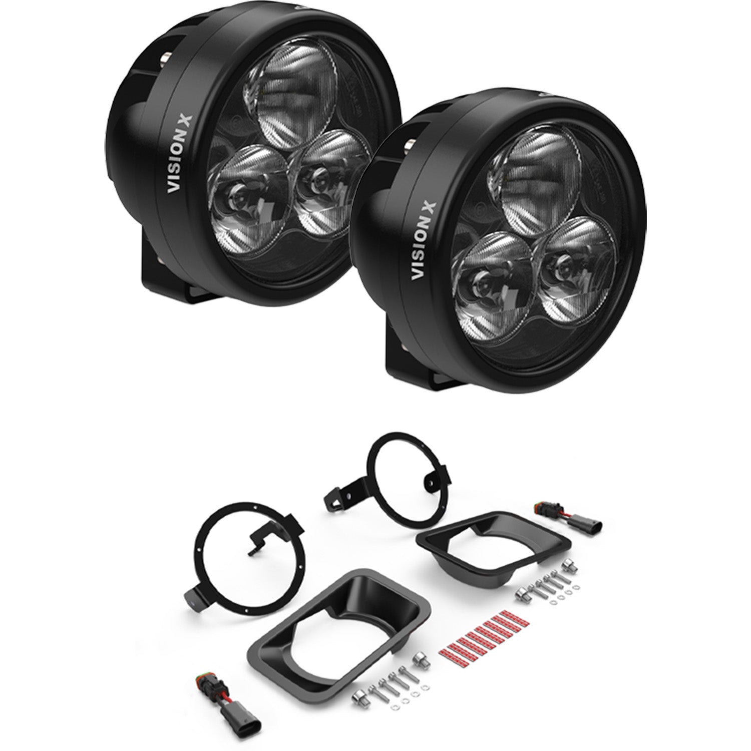 Photo of CR-Series Performance LED Fog Light Upgrade Kit - Ford F150, F250, F350 Trucks by Vision X Off-Road - Premium Vehicle Specific Kit for UTVs / Side by Sides
