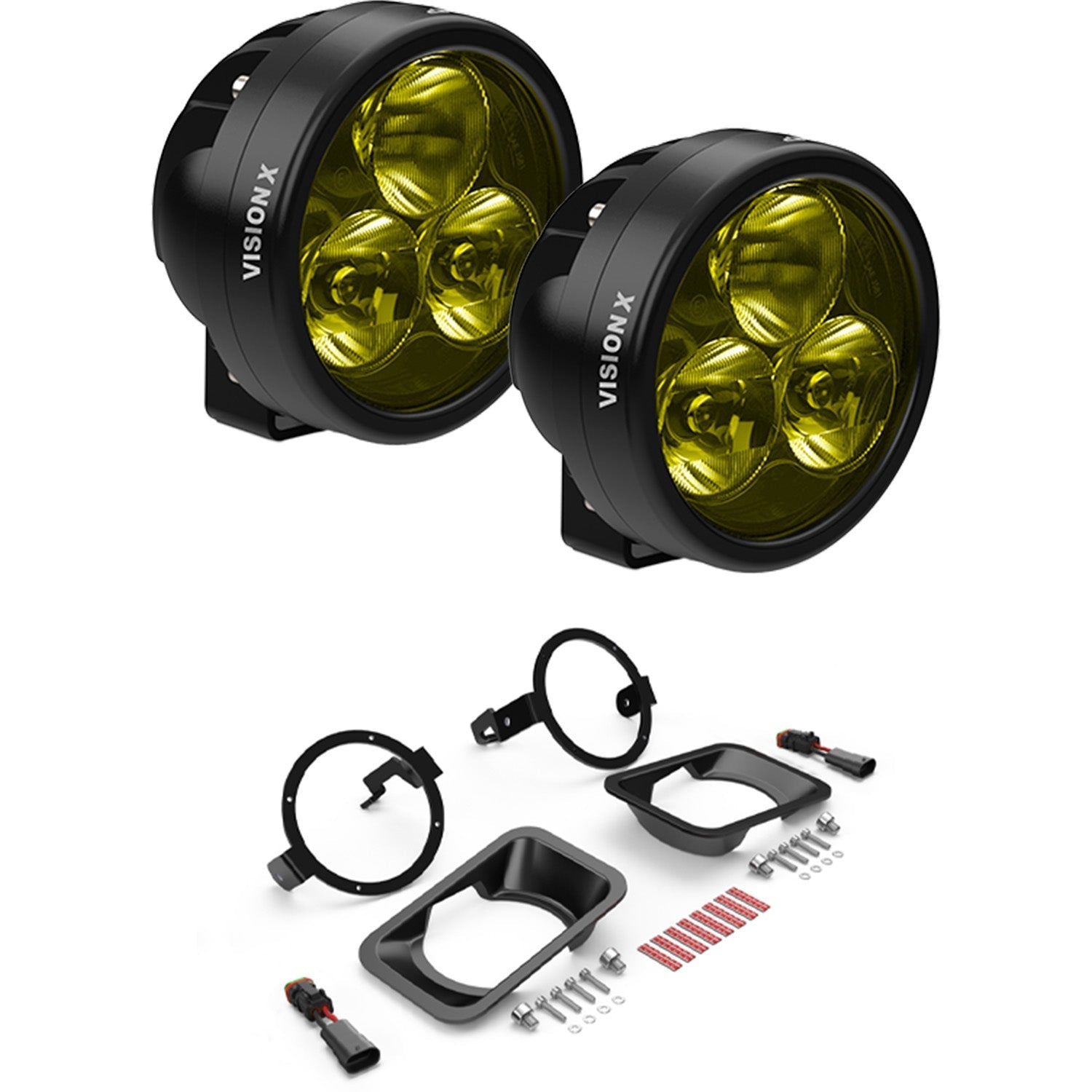 Photo of CR-Series Performance LED Fog Light Upgrade Kit - Ford F150, F250, F350 Trucks by Vision X Off-Road - Premium Vehicle Specific Kit for UTVs / Side by Sides
