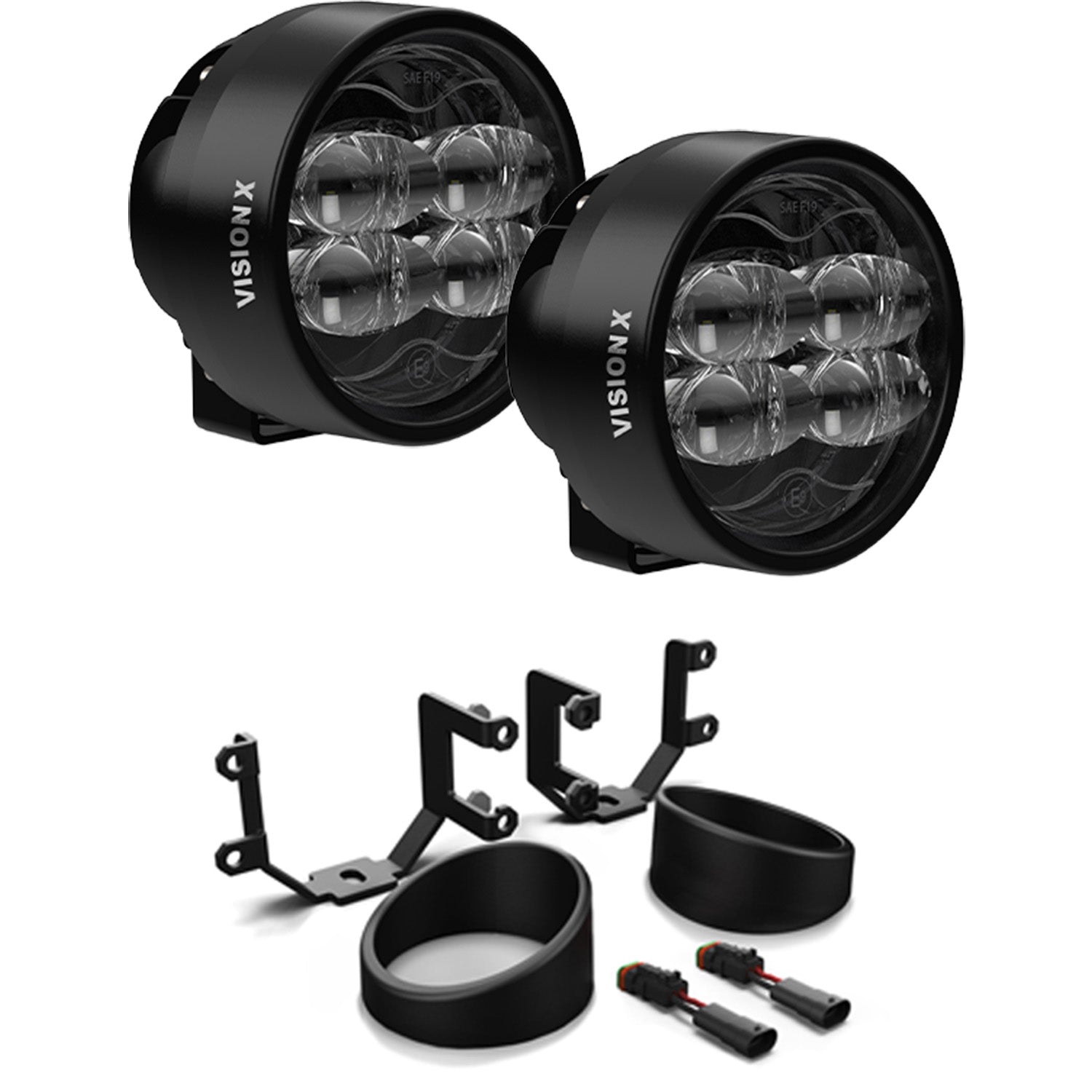 Photo of CR-Series Performance LED Fog Light Upgrade Kit - Toyota Tacoma, Tundra, 4Runner by Vision X Off-Road - Premium Vehicle Specific Kit for UTVs / Side by Sides