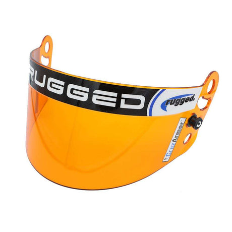 Photo of CruzArmor Pyrotect Amber Helmet Shield by Rugged Radios - Premium for UTVs / Side by Sides