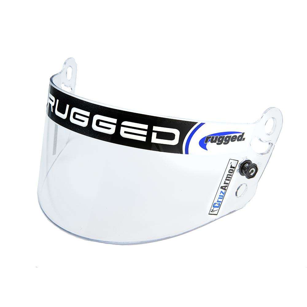 Photo of CruzArmor Pyrotect Clear Helmet Shield by Rugged Radios - Premium for UTVs / Side by Sides