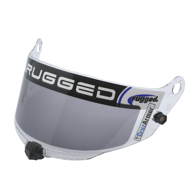 Photo of CruzArmor Pyrotect SA2020 Clear Helmet Shield with Tinted Tearoff by Rugged Radios - Premium for UTVs / Side by Sides
