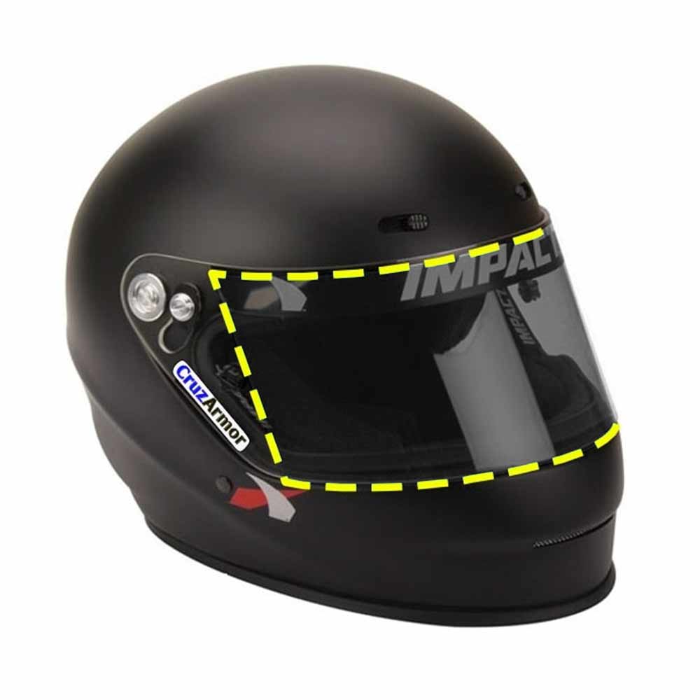 Photo of CruzArmor Tinted Tear Off for IMPACT by Rugged Radios - Premium for UTVs / Side by Sides