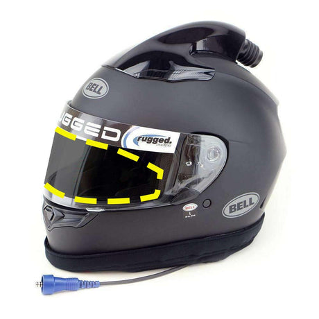 Photo of CruzArmor Universal Tinted Tear Off by Rugged Radios - Premium for UTVs / Side by Sides