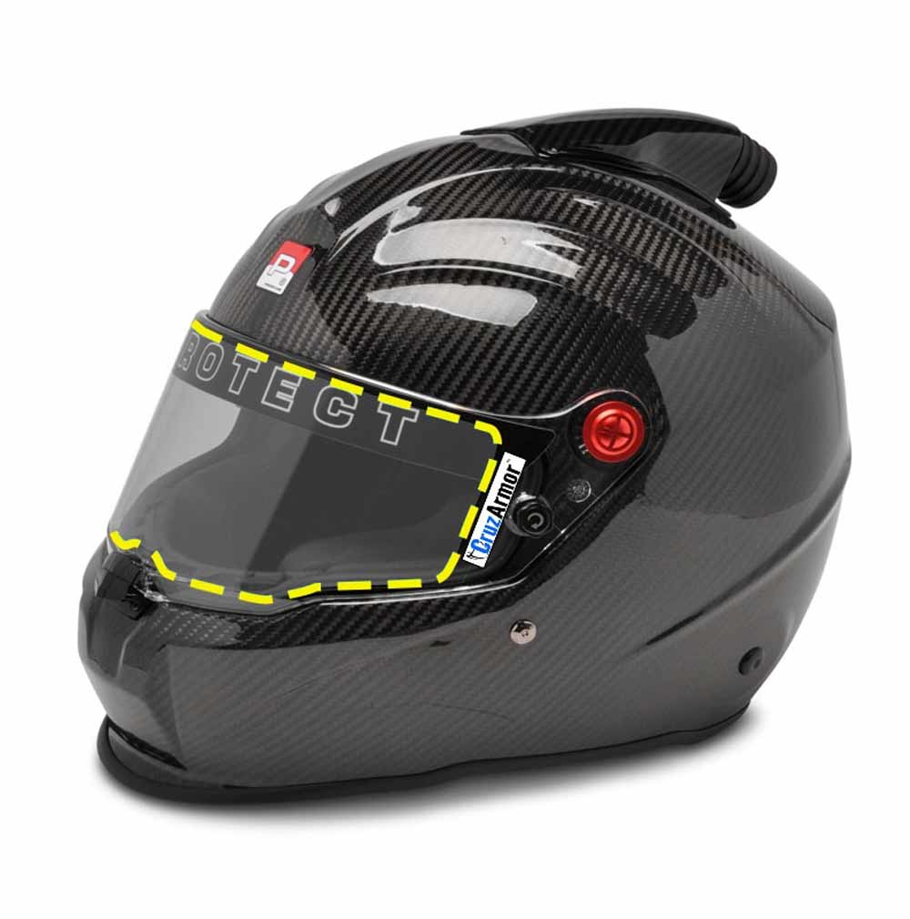 Photo of CruzArmor Tinted Tear Off for PYROTECT by Rugged Radios - Premium for UTVs / Side by Sides