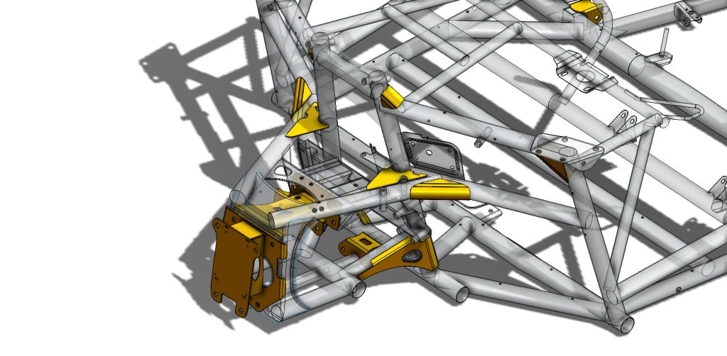 Photo of Maverick X3 Chromoly Race Gusset Kit by CT Race Worx - Premium Frame and Chassis for UTVs / Side by Sides