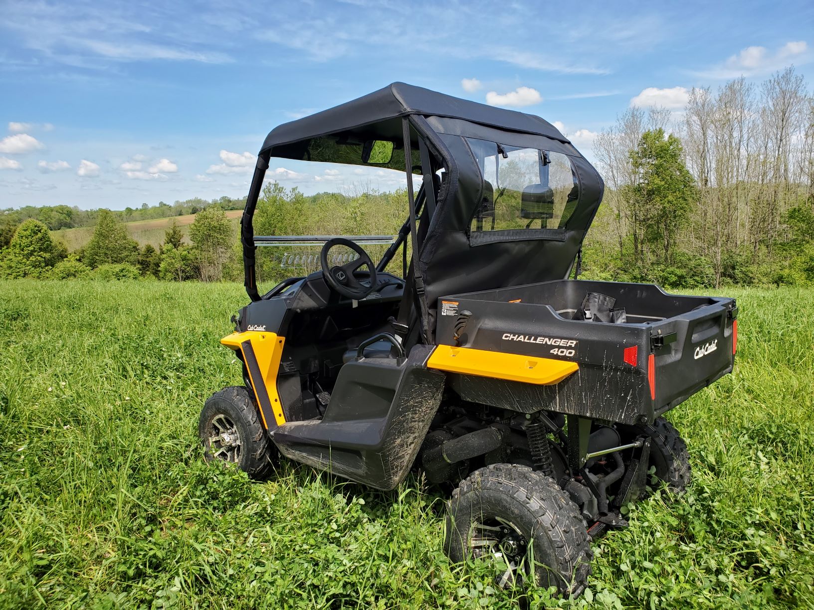 Photo of Cub Cadet Challenger 400 - Door/Rear Window Combo by 3 Star UTV - Premium Enclosures for UTVs / Side by Sides