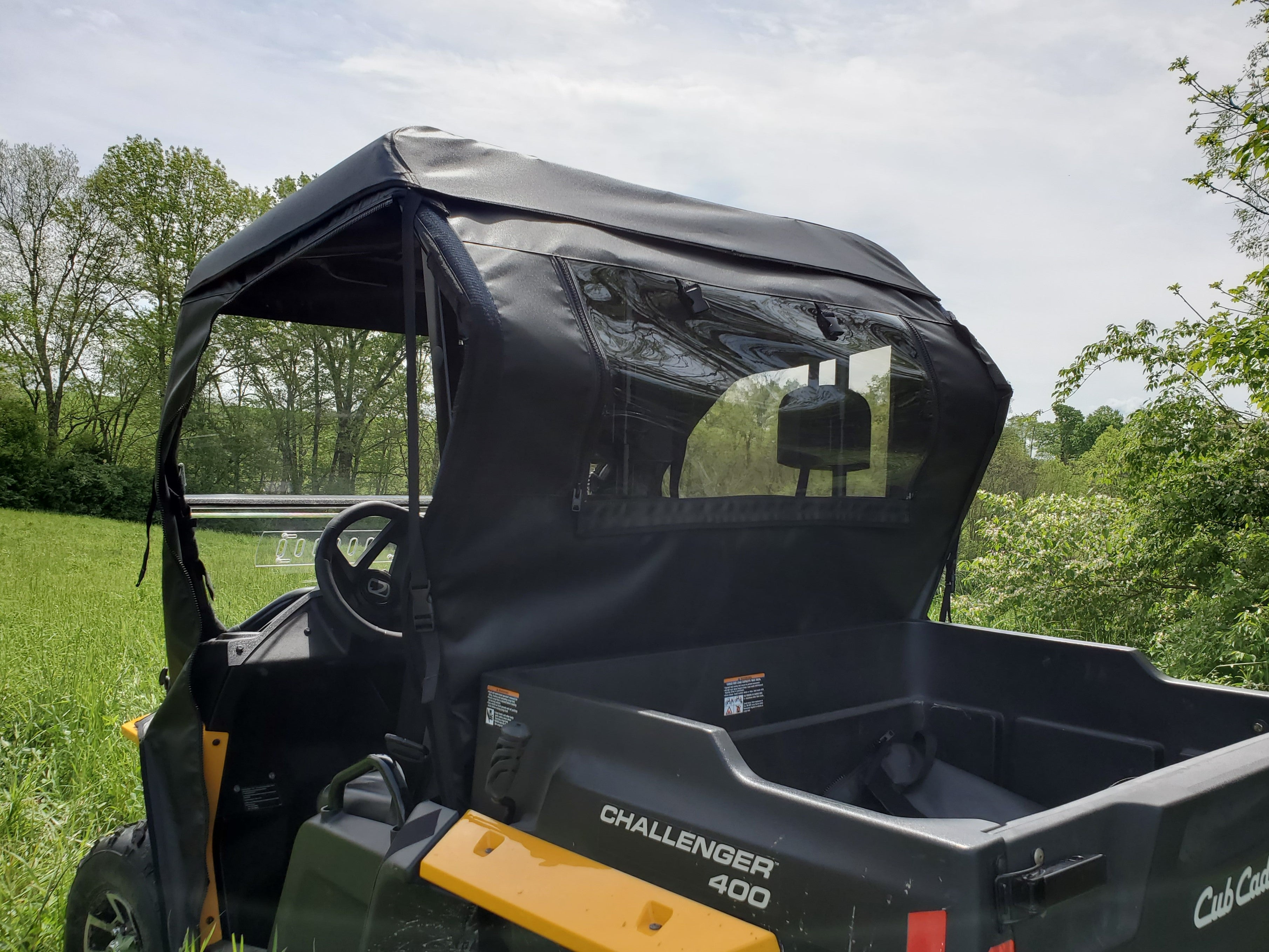 Photo of Cub Cadet Challenger 400 - Soft Back Panel by 3 Star UTV - Premium Enclosures for UTVs / Side by Sides