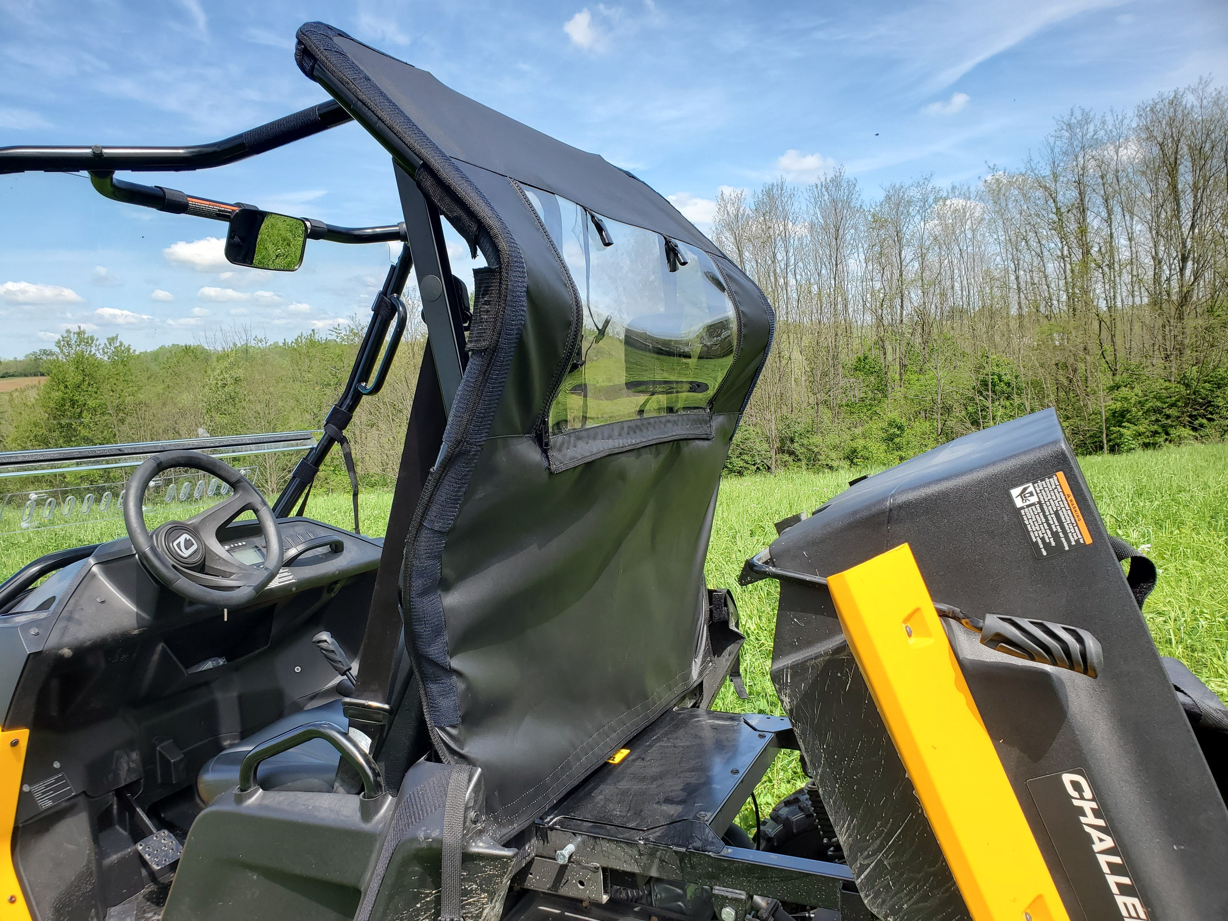 Photo of Cub Cadet Challenger 400 - Soft Back Panel by 3 Star UTV - Premium Enclosures for UTVs / Side by Sides