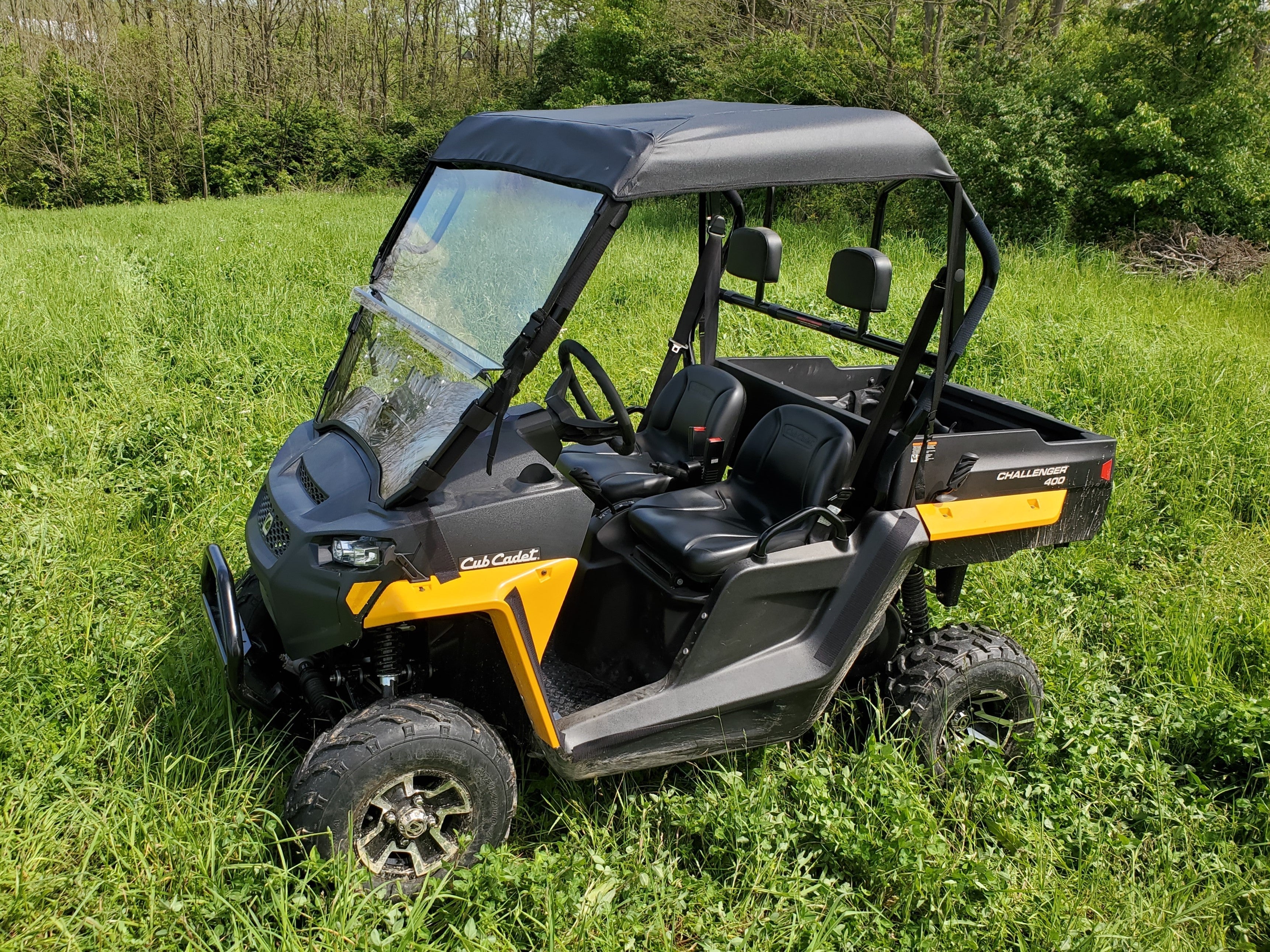 Photo of Cub Cadet Challenger 400 - Soft Top for Hard Windshield by 3 Star UTV - Premium Enclosures for UTVs / Side by Sides
