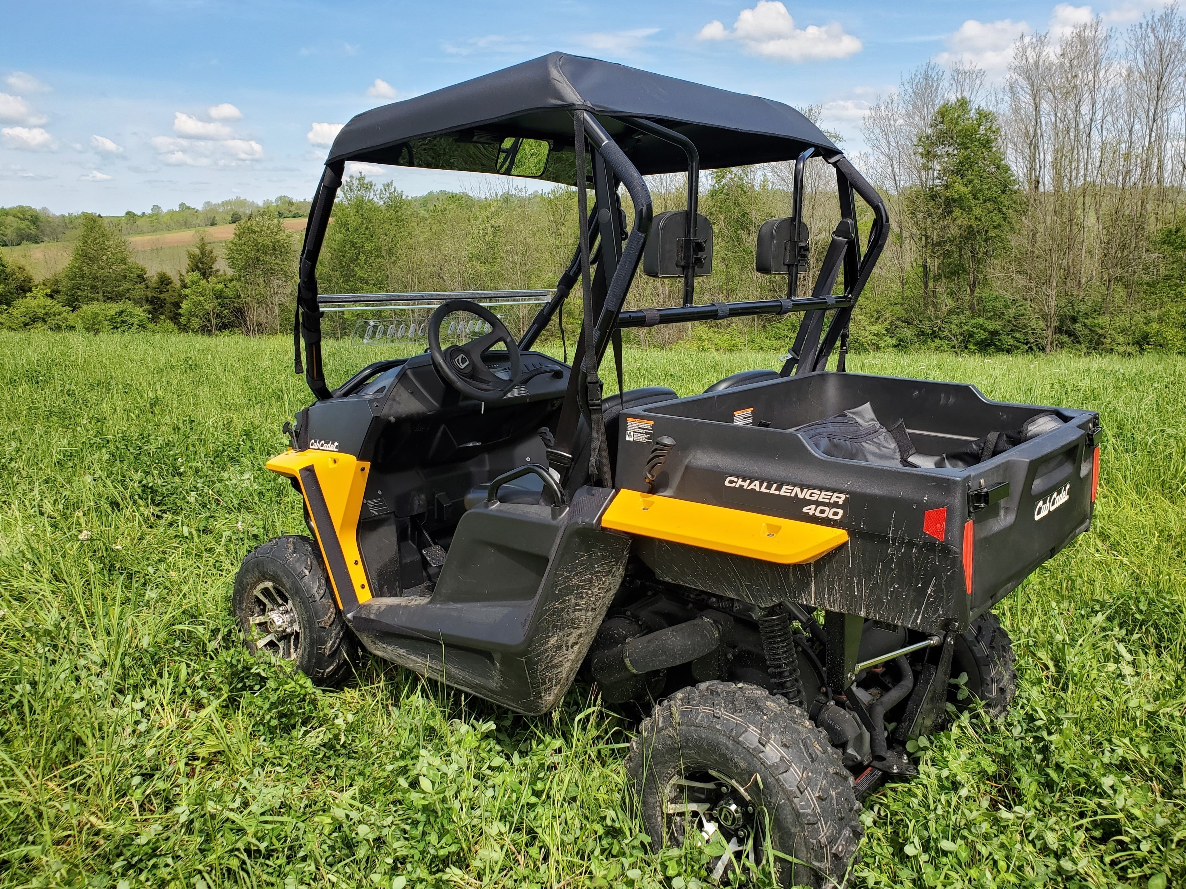 Photo of Cub Cadet Challenger 400 - Soft Top for Hard Windshield by 3 Star UTV - Premium Enclosures for UTVs / Side by Sides