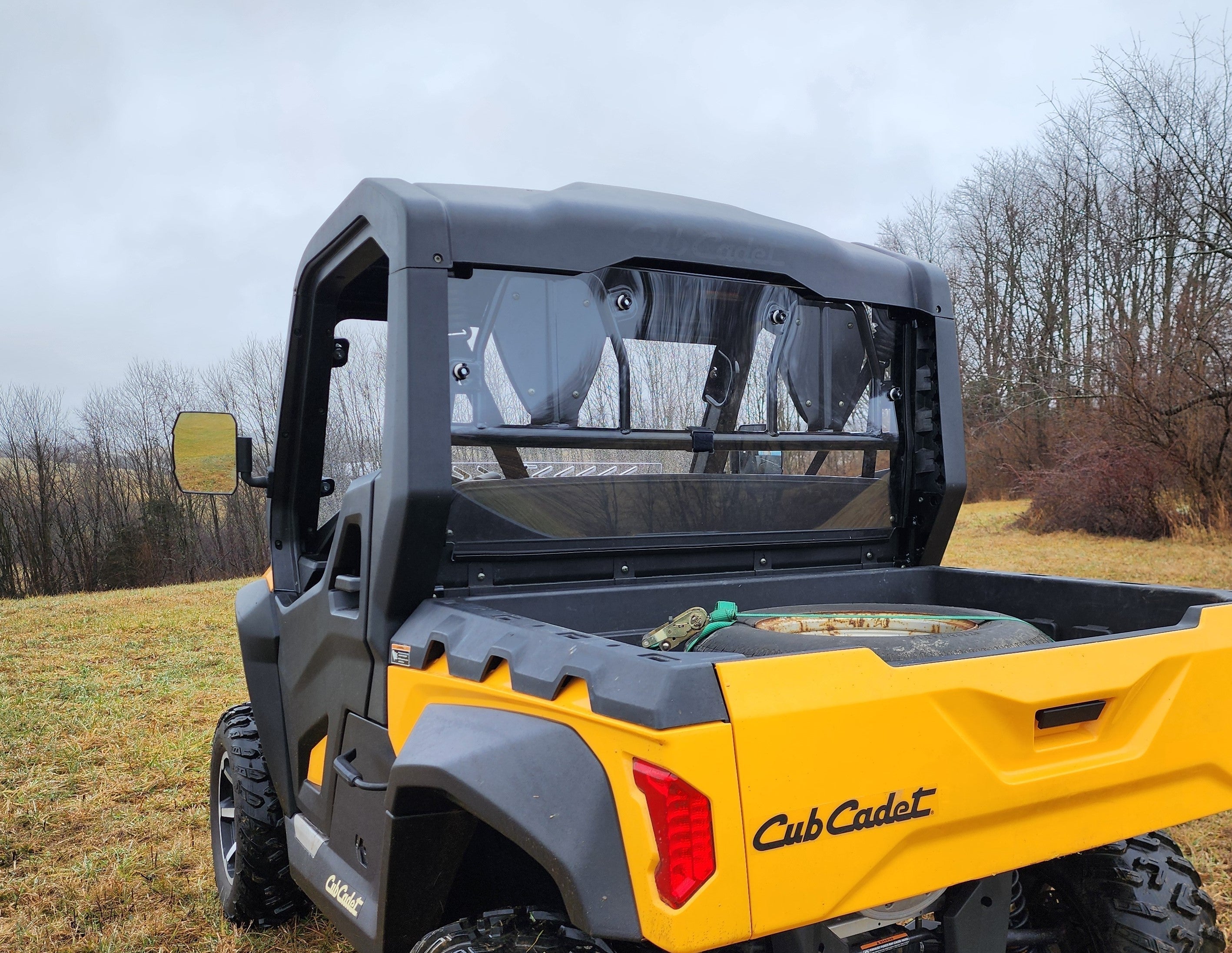 Photo of Cub Cadet Challenger MX550/750 Rear Windshield by 3 Star UTV - Premium Windshields for UTVs / Side by Sides