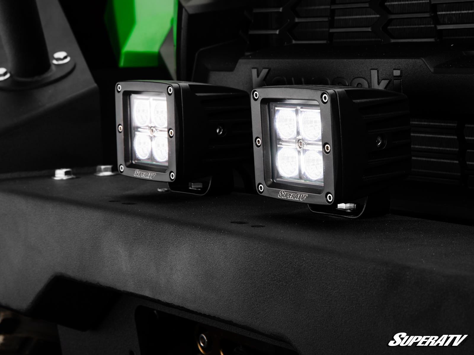 Photo of SuperATV 3" LED Cube Lights : Flood Pattern by SuperATV - Premium Light Pods for UTVs / Side by Sides