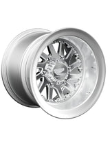 Packard Cyclone silver polished non-beadlock wheel, 15x11 | 6x139.7, standard cap; manufacturer rendering