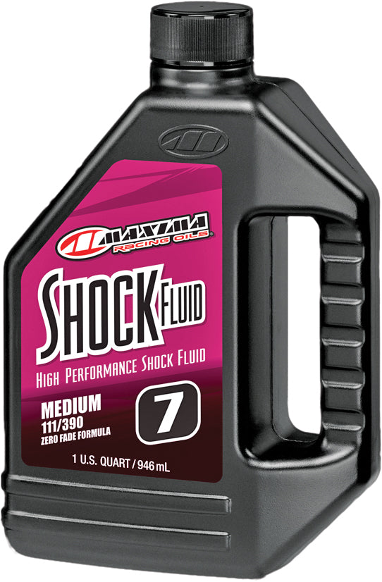 Photo of SHOCK FLUID MEDIUM 1QT by MAXIMA - Premium Chemicals for UTVs / Side by Sides