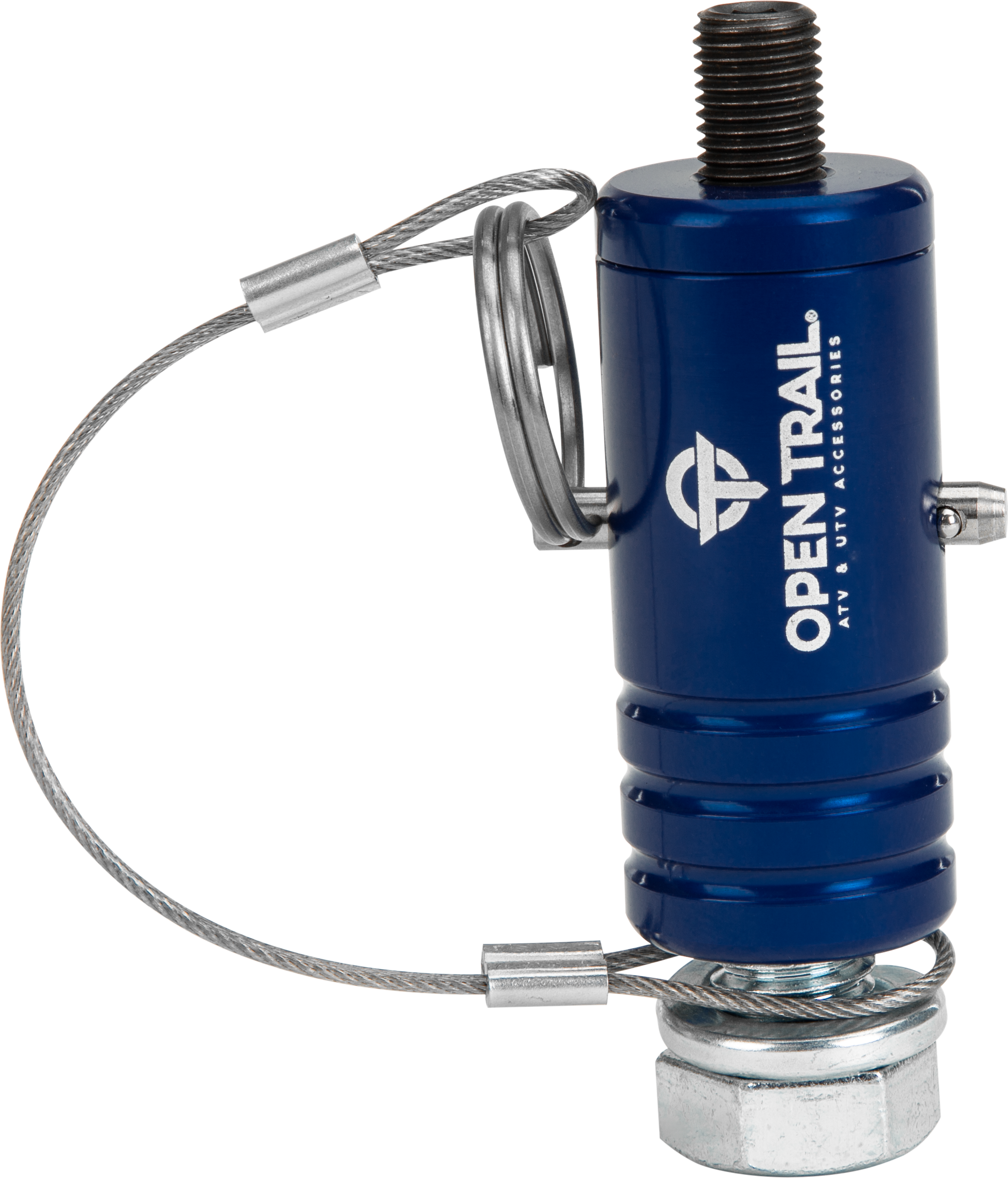 Photo of QUICK-RELEASE WHIP MOUNT BLUE by OPEN TRAIL - Premium Mounts/Brackets for UTVs / Side by Sides