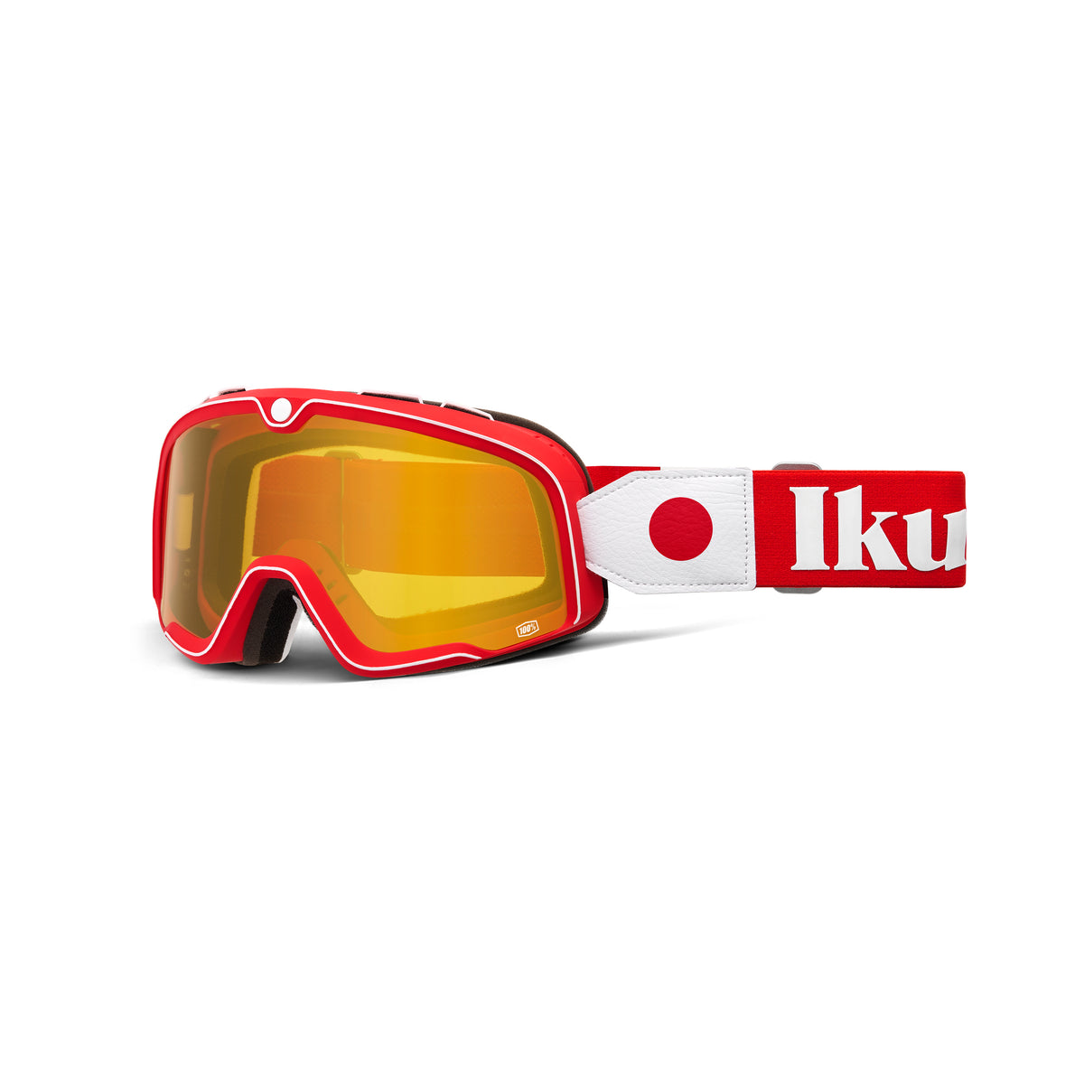 100% Barstow Goggles - Team Ikuzawa Mirror Red Lens