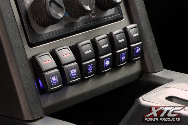 Photo of LIGHT DUTY SWITCH SYSTEM IN CAB PULSE BAR 4-PACK by XTC POWER PRODUCTS - Premium Switches for UTVs / Side by Sides